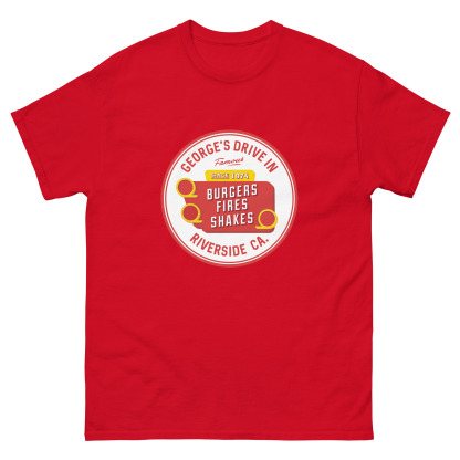 George's Red Sign - Classic T-Shirt - Image 3